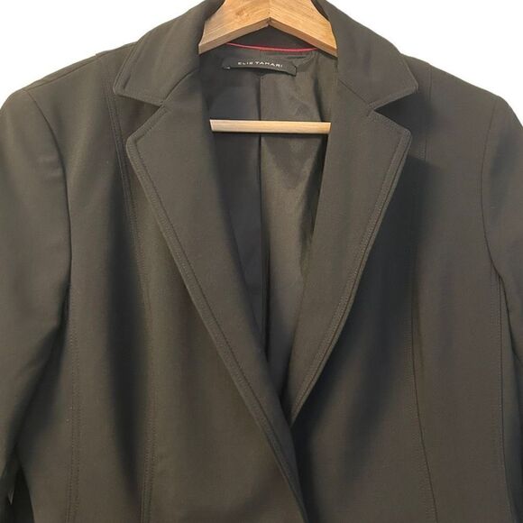 Elie Tahari Black Wool Blend Professional Blazer Size 4 - Picture 4 of 6